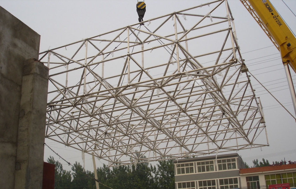 呼和浩特不锈钢门头网架安装